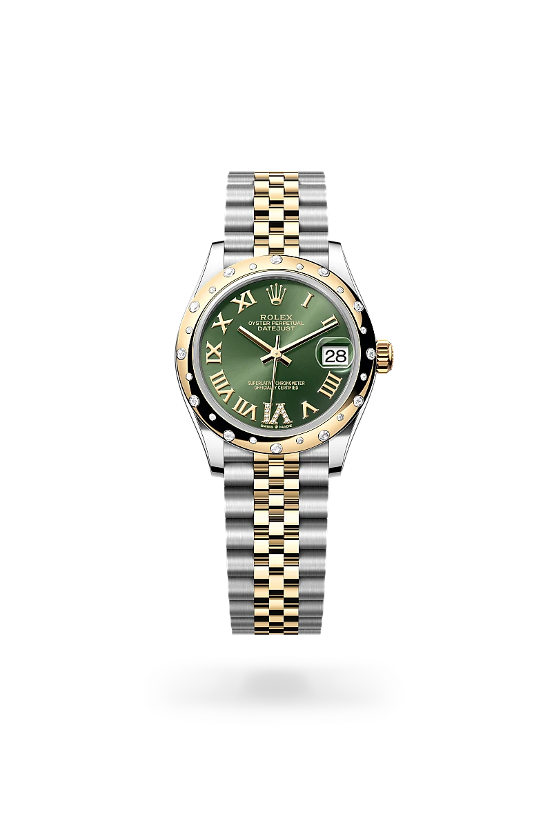 Rolex Datejust in Yellow Rolesor - combination of Oystersteel and yellow gold, M278343RBR-0016 - Lenox Jewelers