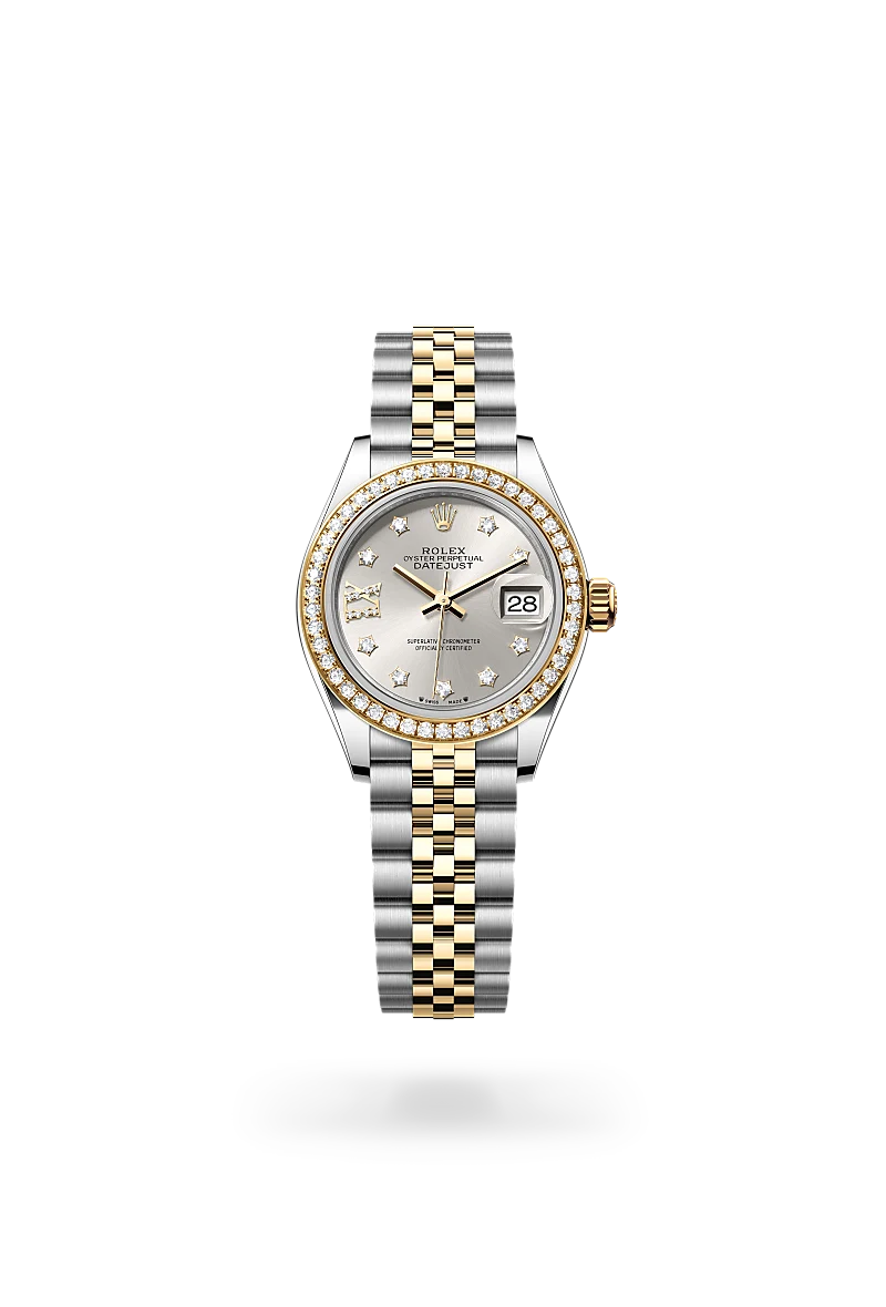 Rolex Lady-Datejust in Yellow Rolesor - combination of Oystersteel and yellow gold, M279383RBR-0003 - Lenox Jewelers