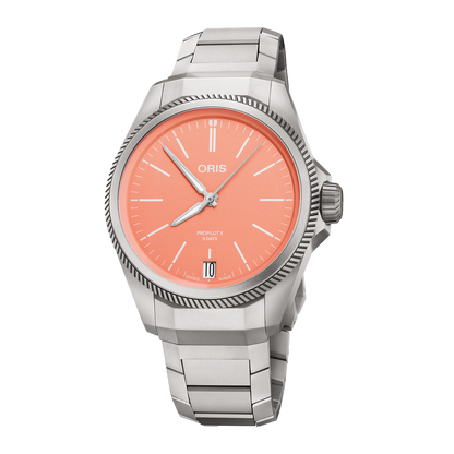 ProPilot X Calibre 400 39mm Salmon Dial Titanium Bracelet