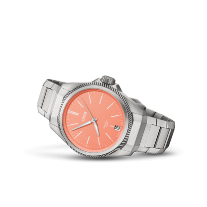 ProPilot X Calibre 400 39mm Salmon Dial Titanium Bracelet