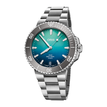 Great Barrier Reef Limited Edition IV 43.5mm Steel Case and Bracelet Gradient Blue Dial