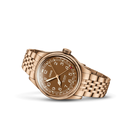 Big Crown Bronze Pointer Date Bronze 40mm Brown Dial Bronze Bracelet