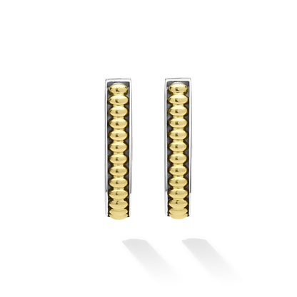 Caviar Linear mm Hoop Earrings