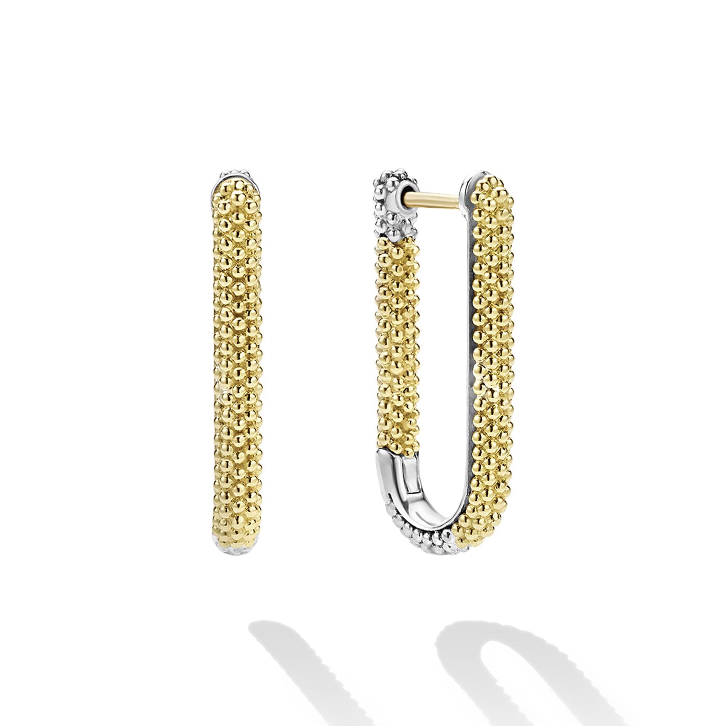 Mini Caviar Hoop Earrings