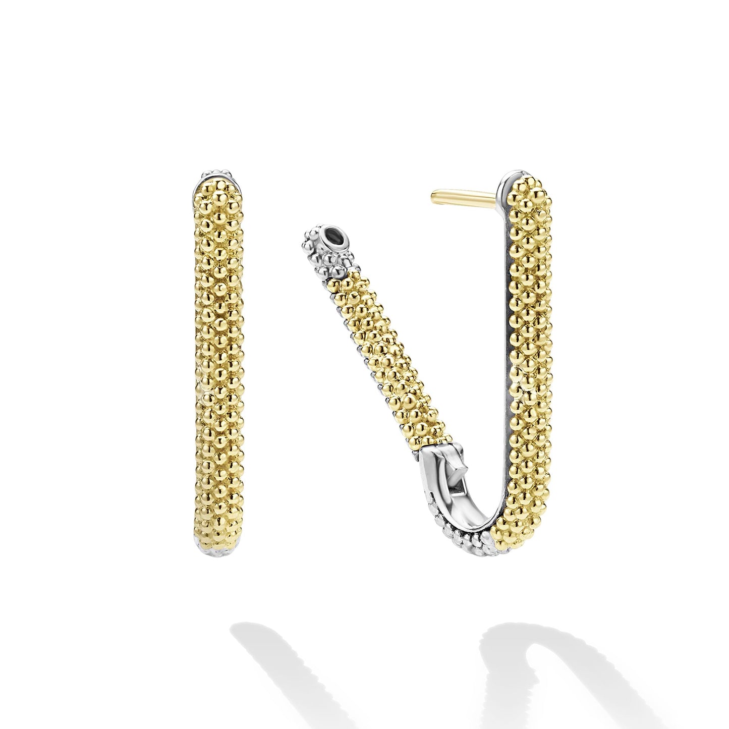 Mini Caviar Hoop Earrings