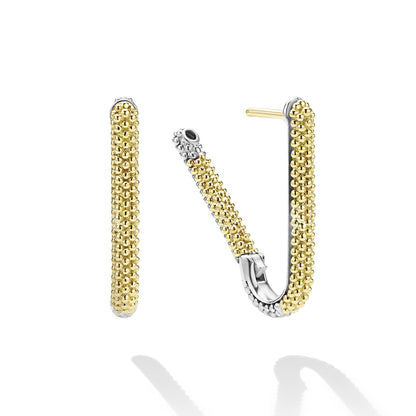 Mini Caviar Hoop Earrings