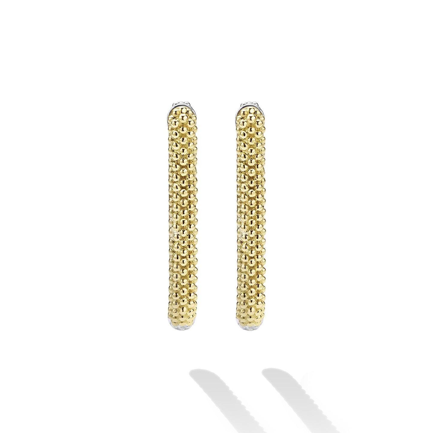 Mini Caviar Hoop Earrings