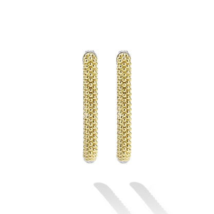 Mini Caviar Hoop Earrings