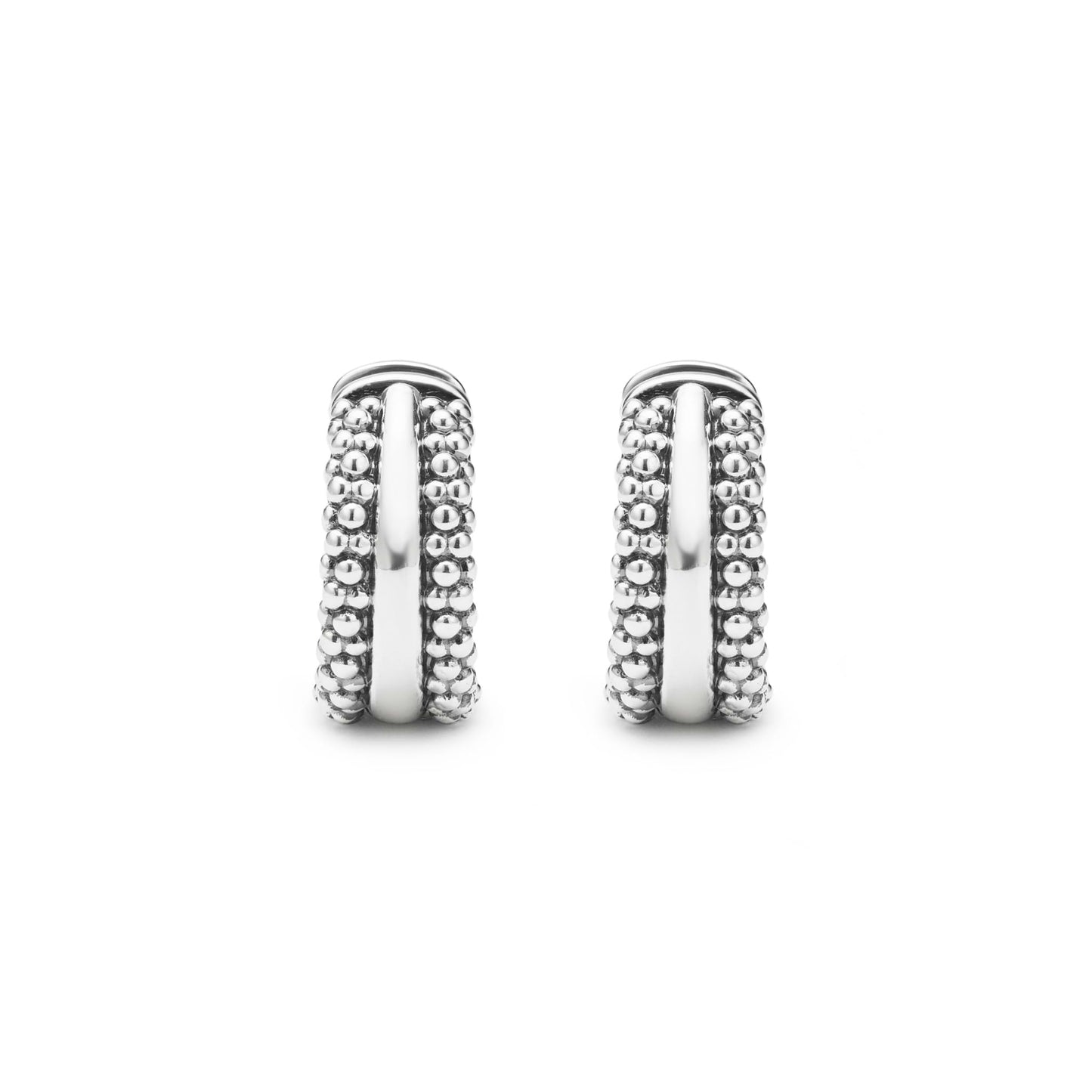 Caviar Huggie Earrings