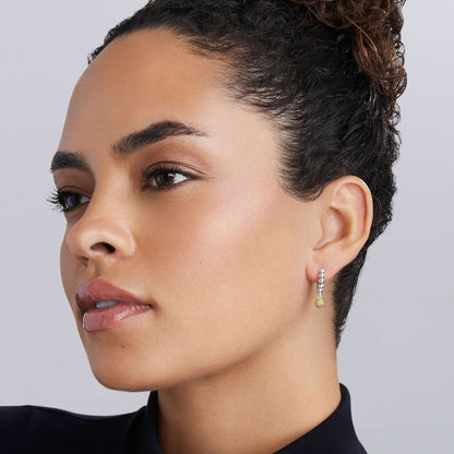 Caviar mm With Huggie Earrings With Drops