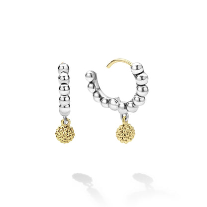 Caviar mm With Huggie Earrings With Drops
