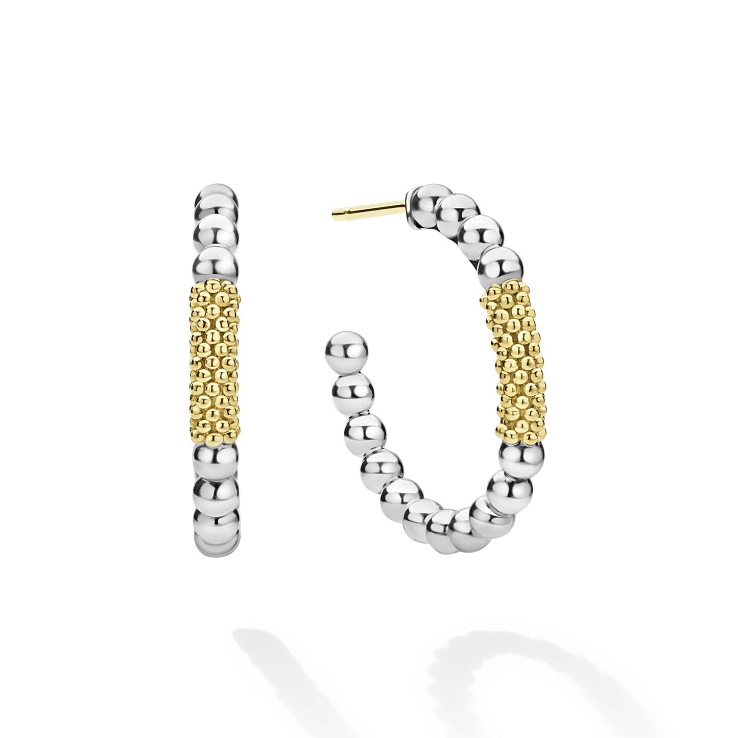 Caviar mm With Bar Hoop Earrings