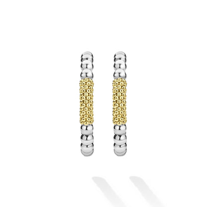 Caviar mm With Bar Hoop Earrings