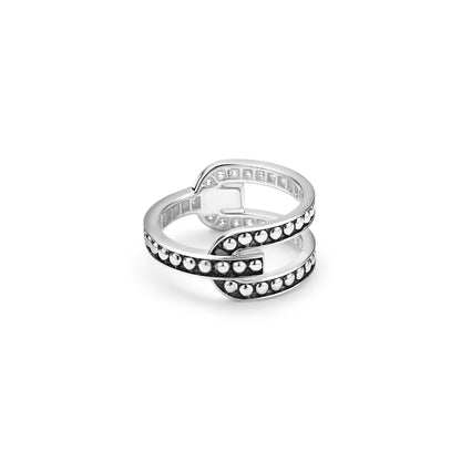 Caviar Spark Linear Diamond Ring