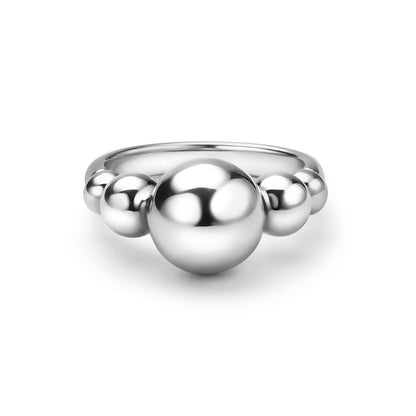 Caviar Bubbly Beaded Ring