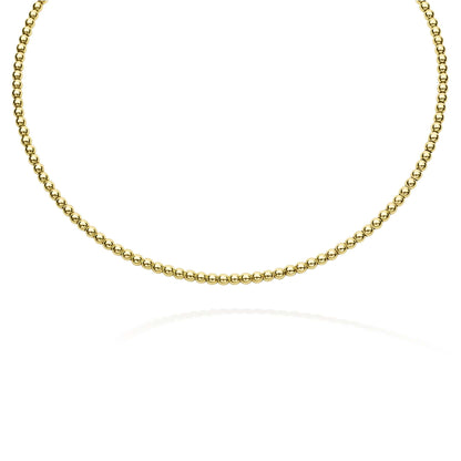 Caviar Beaded Collar Necklace