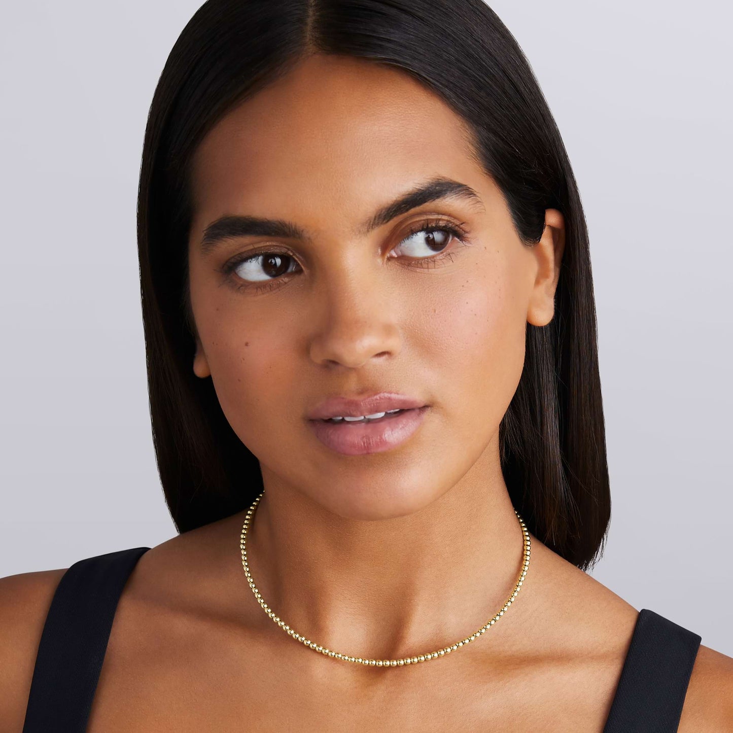 Caviar Beaded Collar Necklace