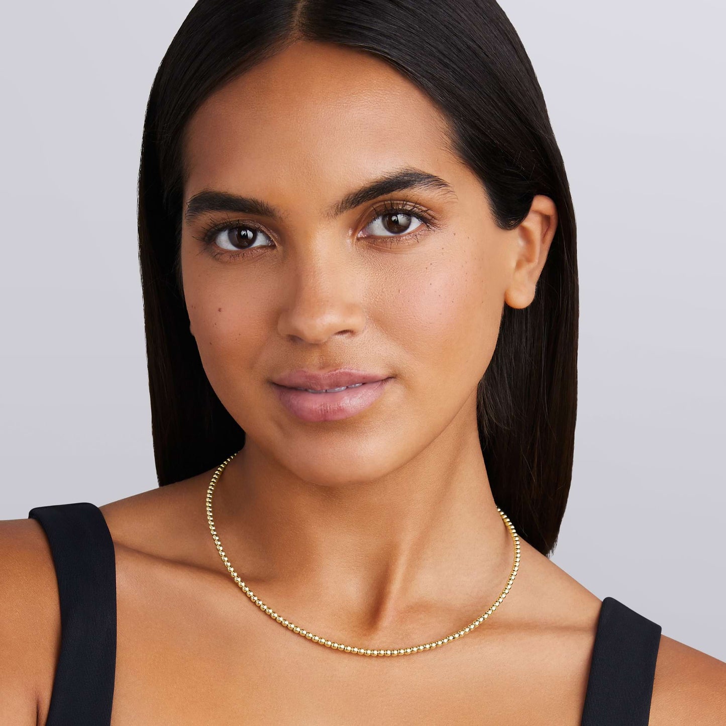 Caviar Beaded Collar Necklace