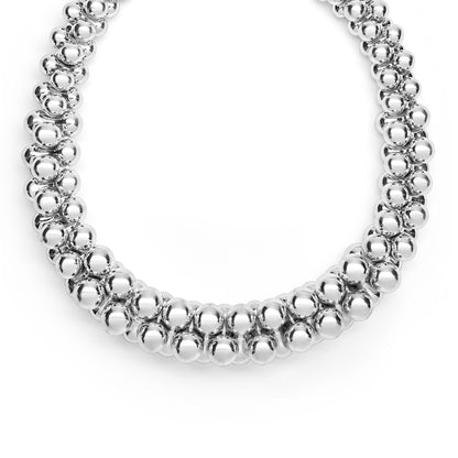 Caviar Bubbly Beaded Statement Necklace