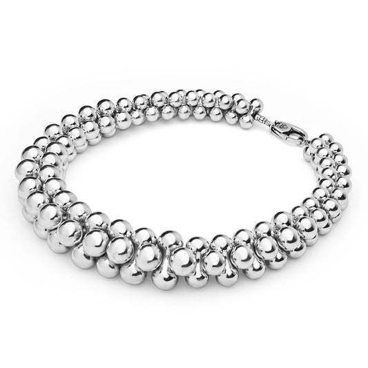 Caviar Bubbly Beaded Statement Necklace