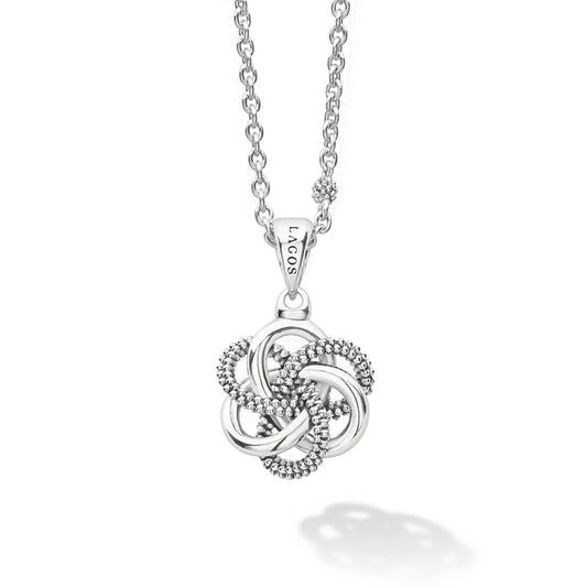 Sterling Silver Station Necklace