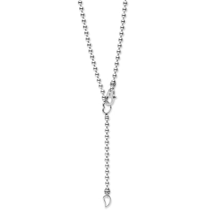 Interlocking Diamond Pendant Necklace Adjustable 16-