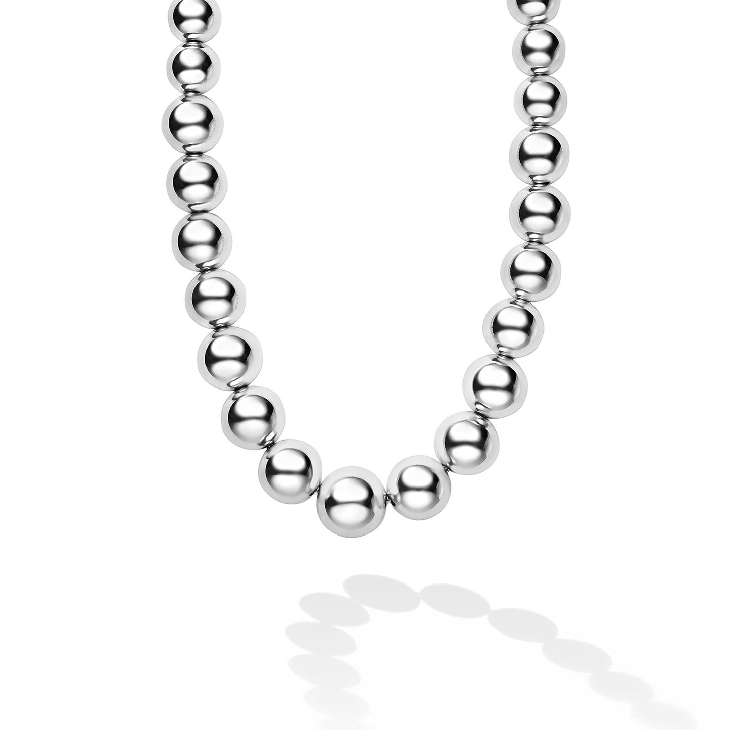 Caviar Bubbly Graduated 6- Bead Necklace