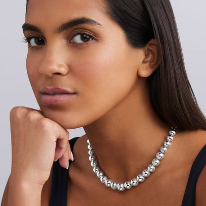 Caviar Bubbly Graduated 6- Bead Necklace