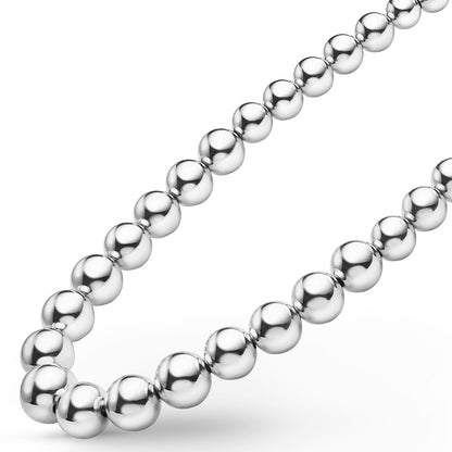 Caviar Bubbly Graduated 6- Bead Necklace