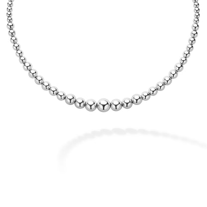 Caviar Bubbly Petite Graduated Bead Necklace