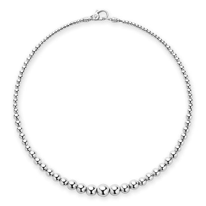Caviar Bubbly Petite Graduated Bead Necklace