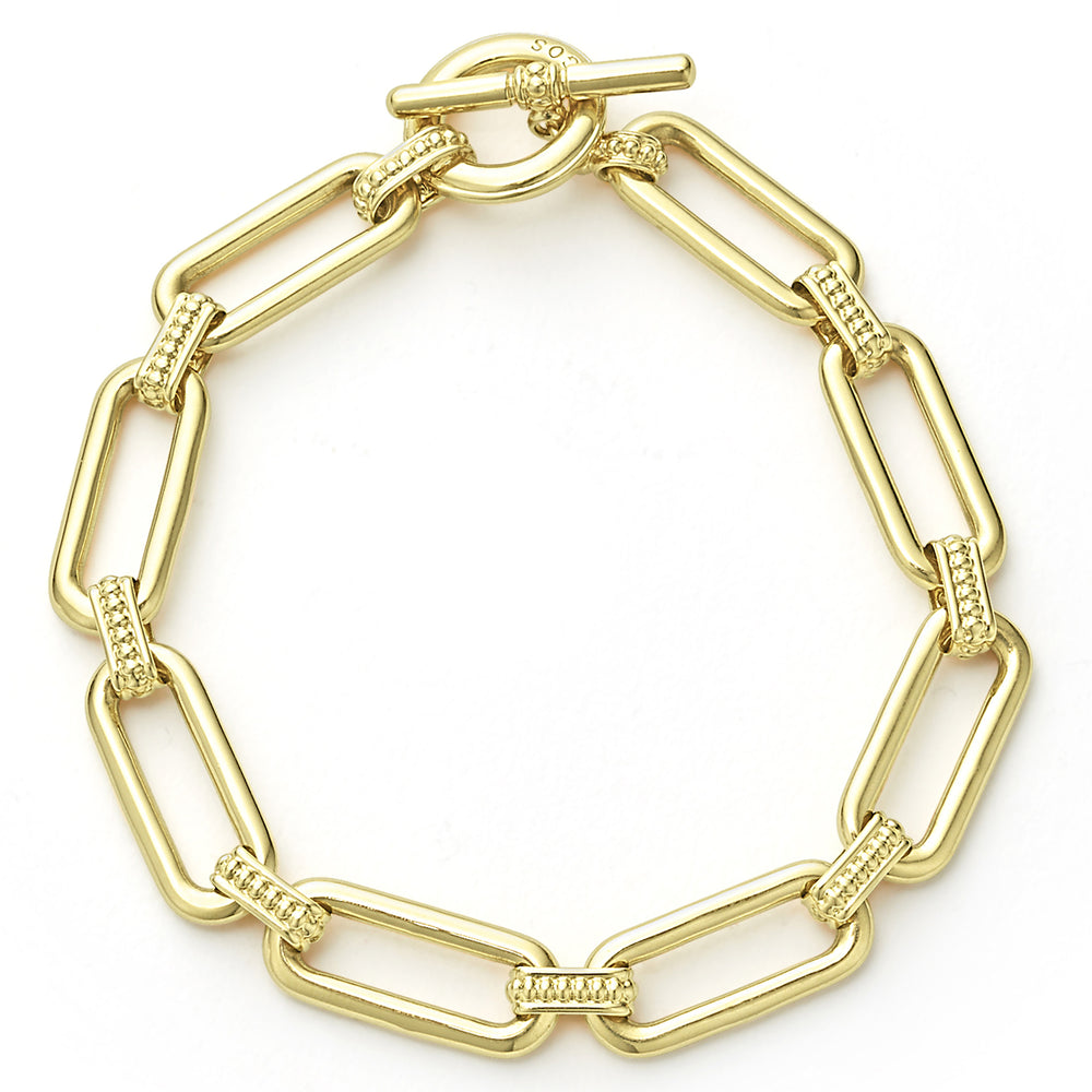 18K Gold Link Bracelet