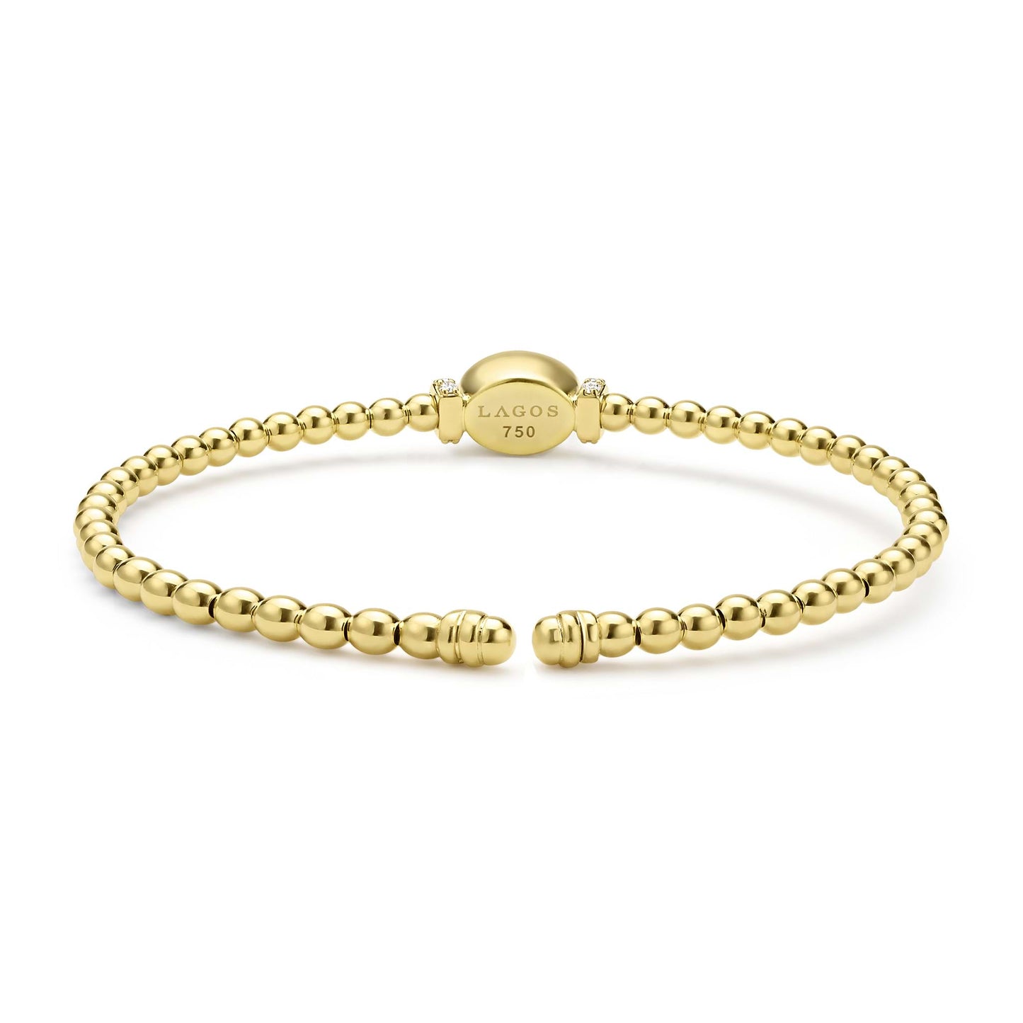 Gold Diamond And Rhodolite Garnet Cuff Bracelet