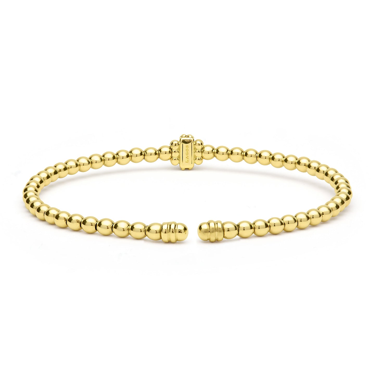 5rd Caviar Beaded Diamond Rondelle Cuff Bracelet