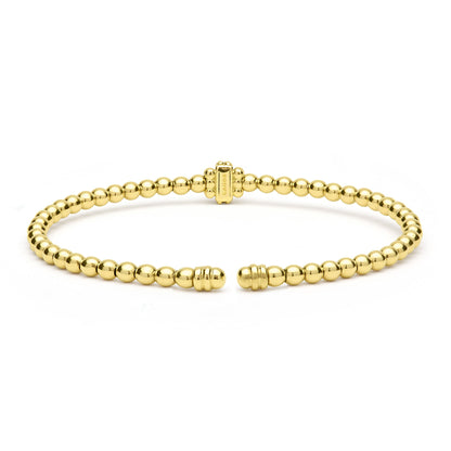 5rd Caviar Beaded Diamond Rondelle Cuff Bracelet