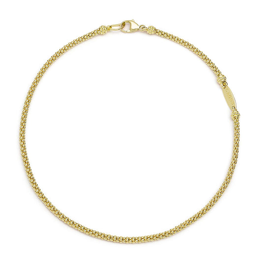 Mens Caviar Popcorn Rope Bracelet
