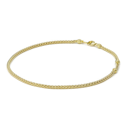 Mens Caviar Popcorn Rope Bracelet
