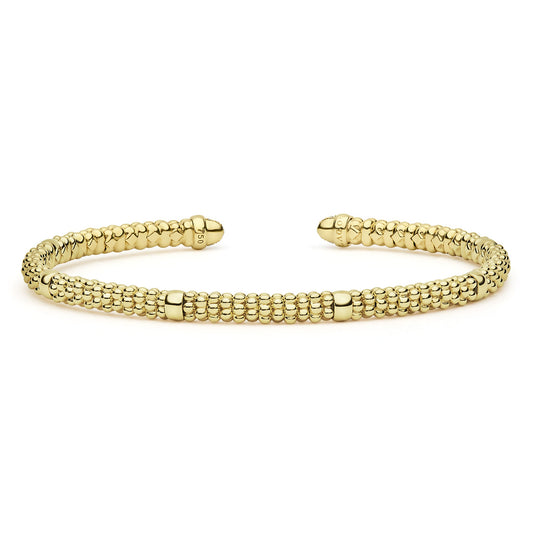 Caviar 6 Bar Mini Versa Torque Bracelet