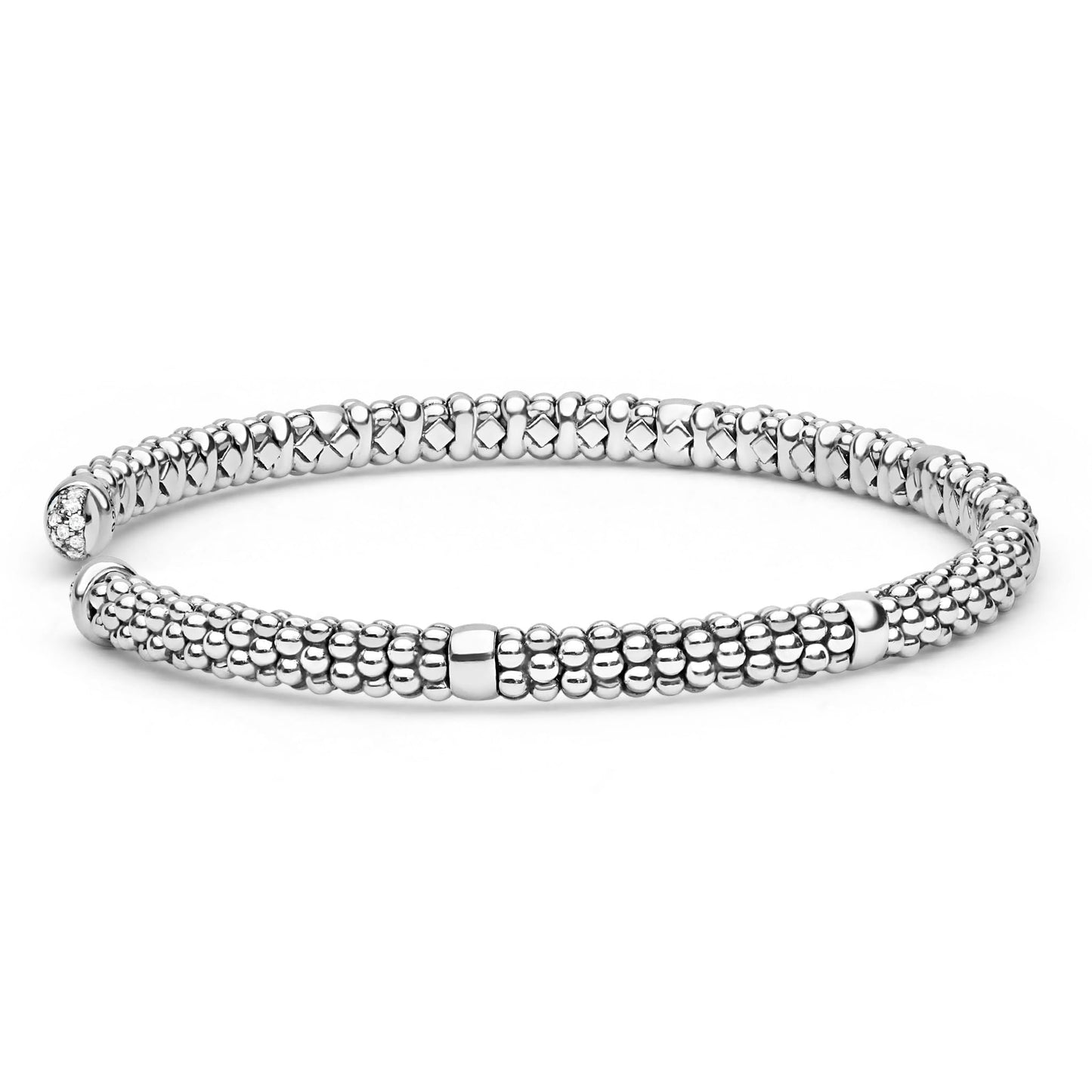 Caviar 6 Bar Mini Versa Torque Bracelet