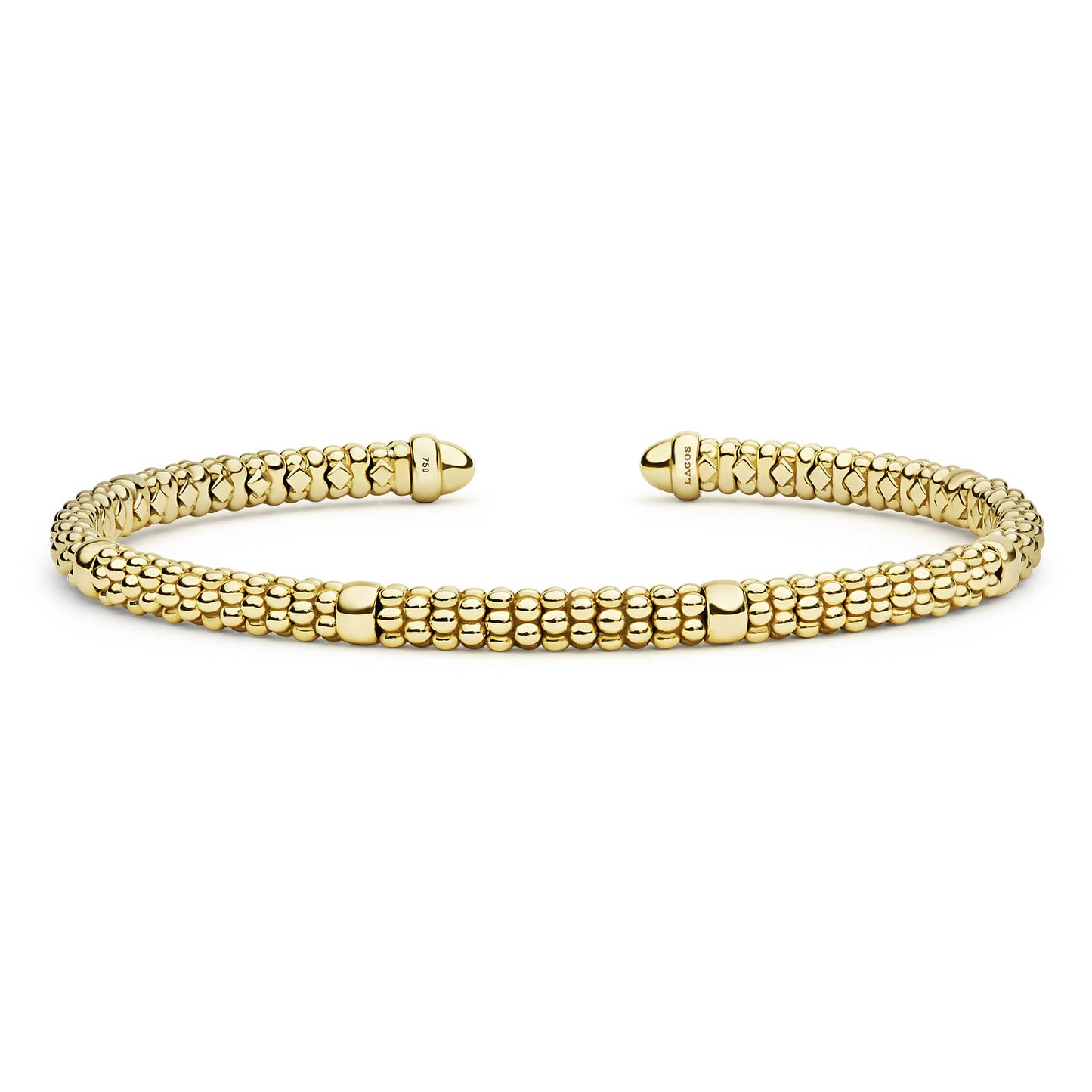 Caviar 6 Bar Mini Versa Torque Bracelet