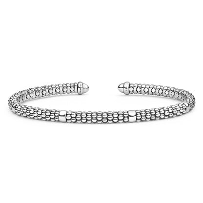Caviar 6 Bar Mini Versa Torque Bracelet