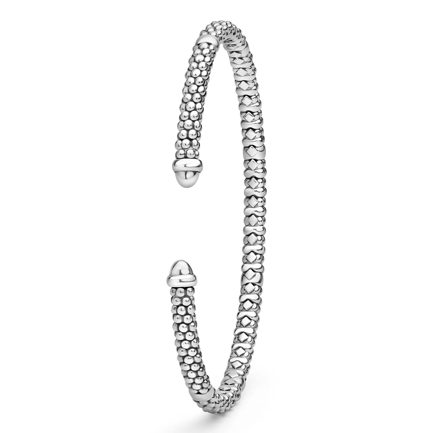 Caviar 6 Bar Mini Versa Torque Bracelet
