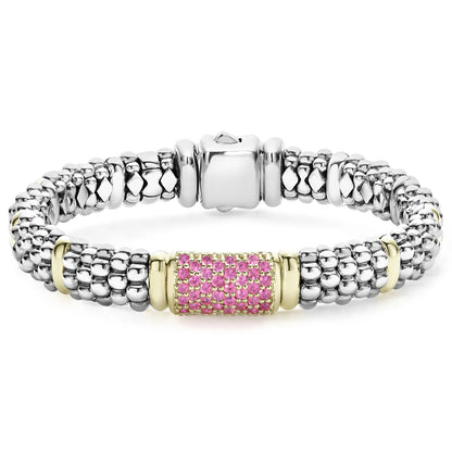 Lagos Signature Caviar Gemstone Bracelet