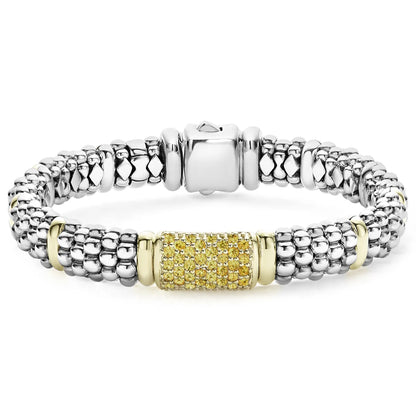 Lagos Signature Caviar Gemstone Bracelet