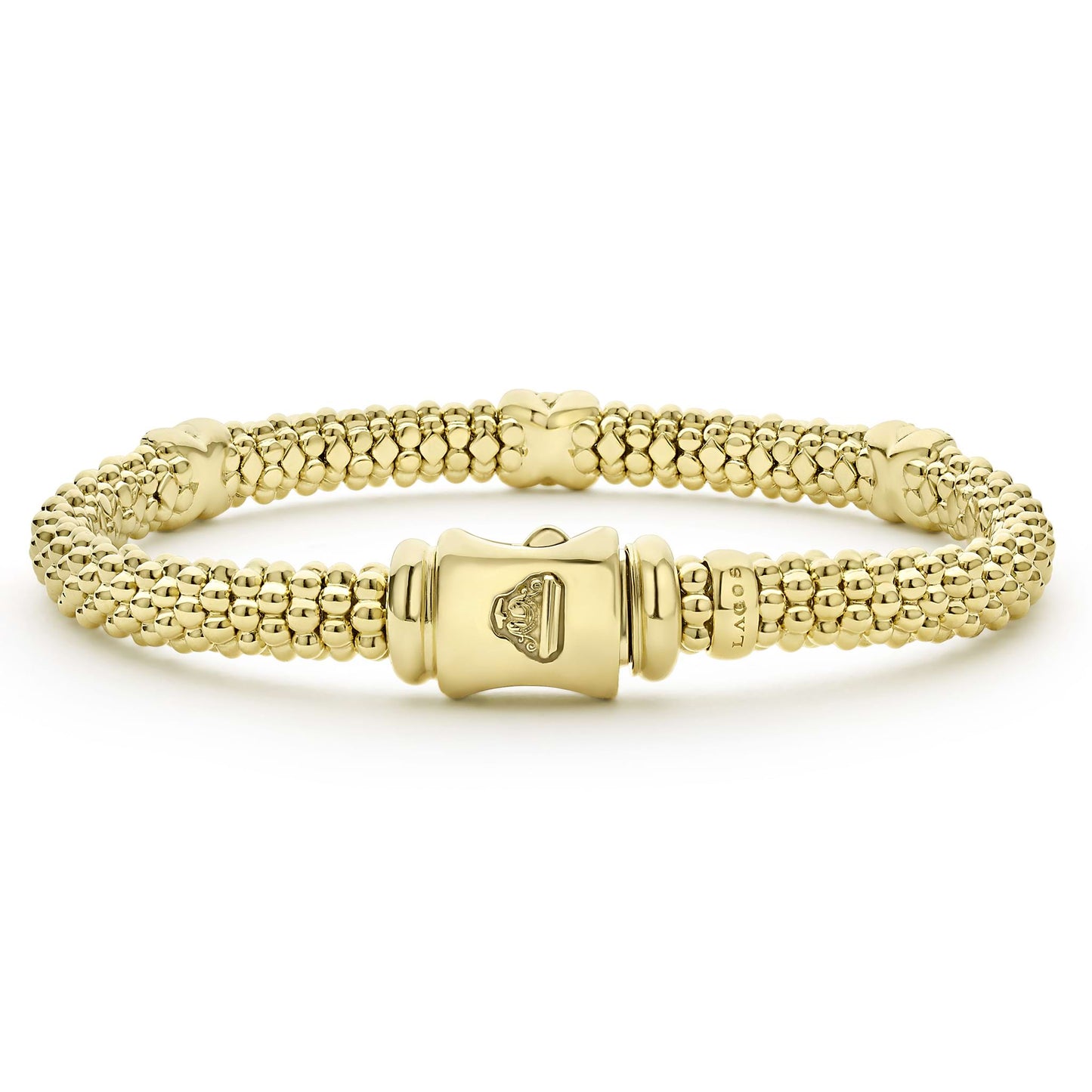 Three Station X With Diamond Rope Bracelet