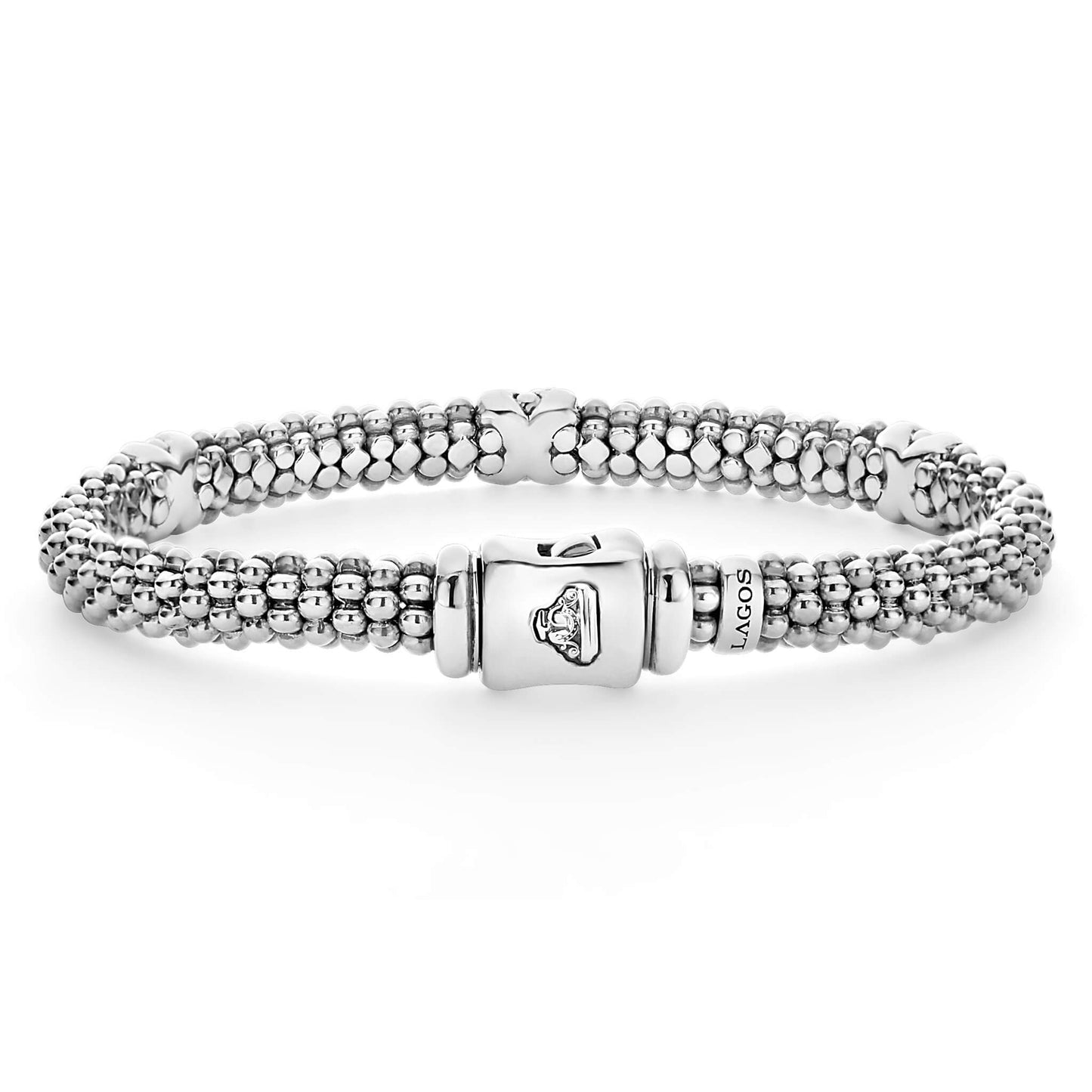 Three Station X With Diamond Rope Bracelet