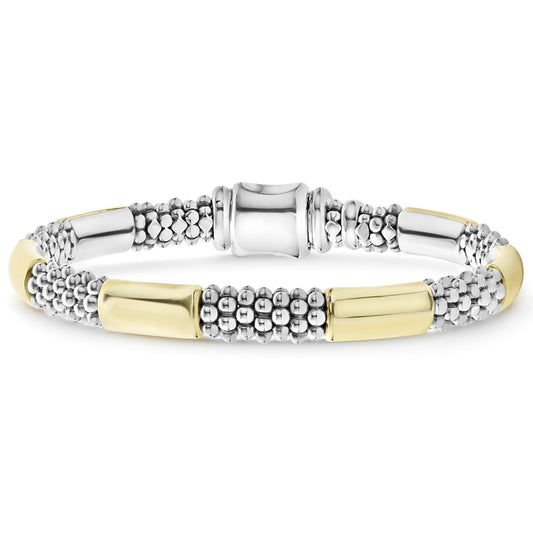 18K Gold and Sterling Silver Bracelet
