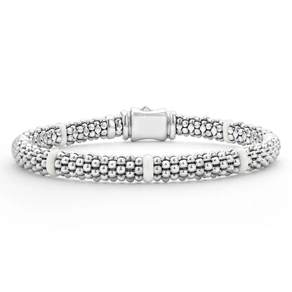 Lagos Caviar Ceramic Bracelet