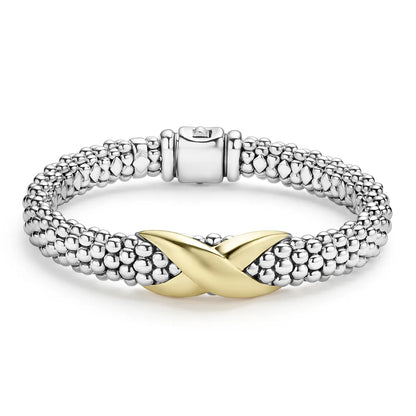 Lagos Two-Tone X Caviar Bracelet | Shop Now in Fairfield, CT Lagos Two-Tone X Caviar Bracelet | Shop Now in Fairfield, CT