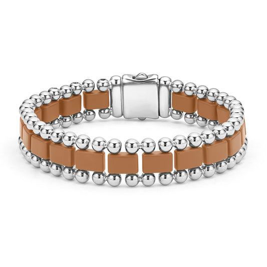 Matte Tan Ceramic Bracelet